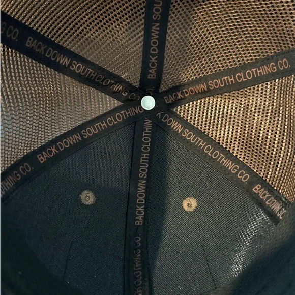 Back Down South Brown Camo Patch Trucker Hat - Picture 7 of 8